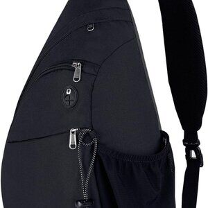 Sling Bag Crossbody Backpack: Over Shoulder Daypack Casual Cross Chest Side Pack